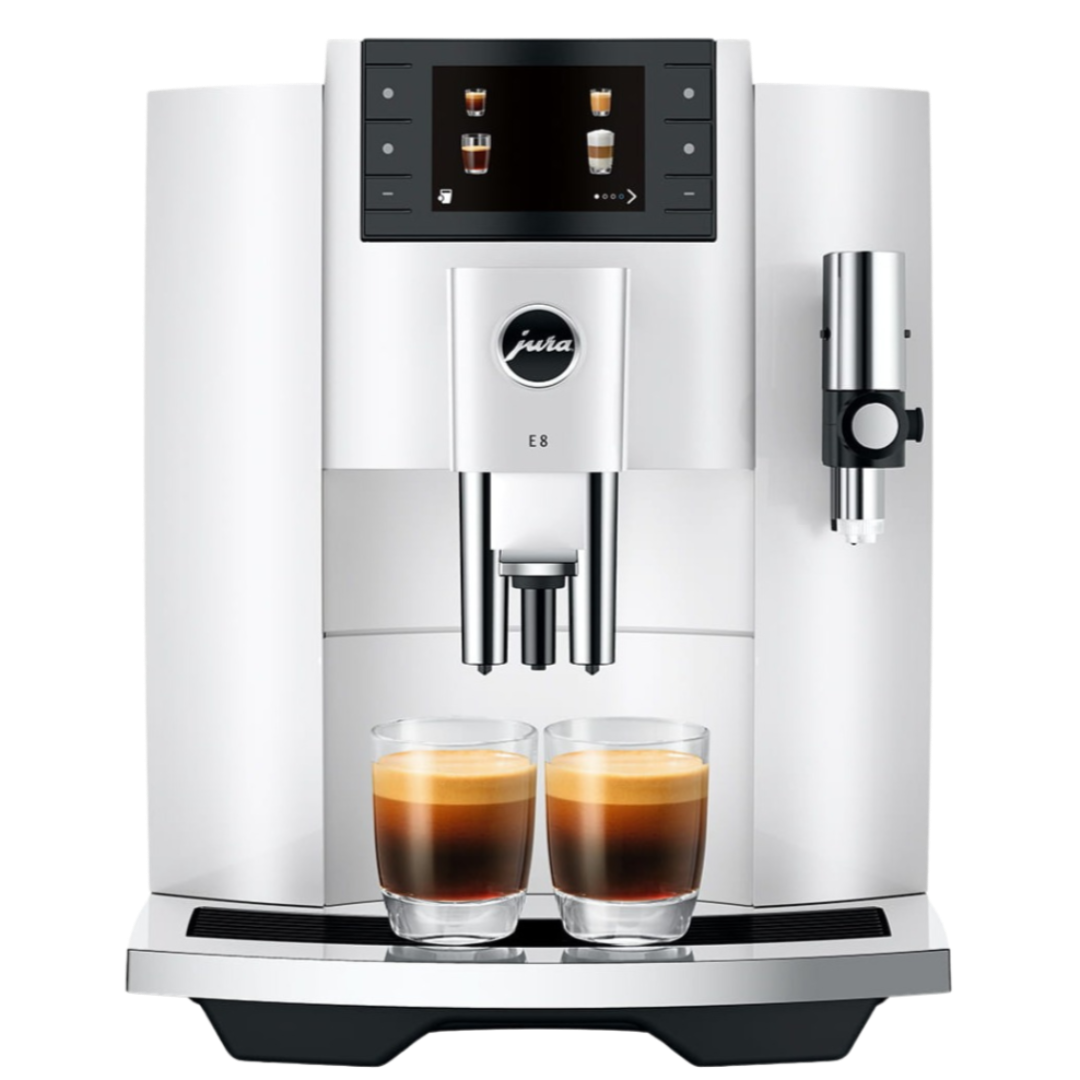 Jura E8 Piano White Latest Version