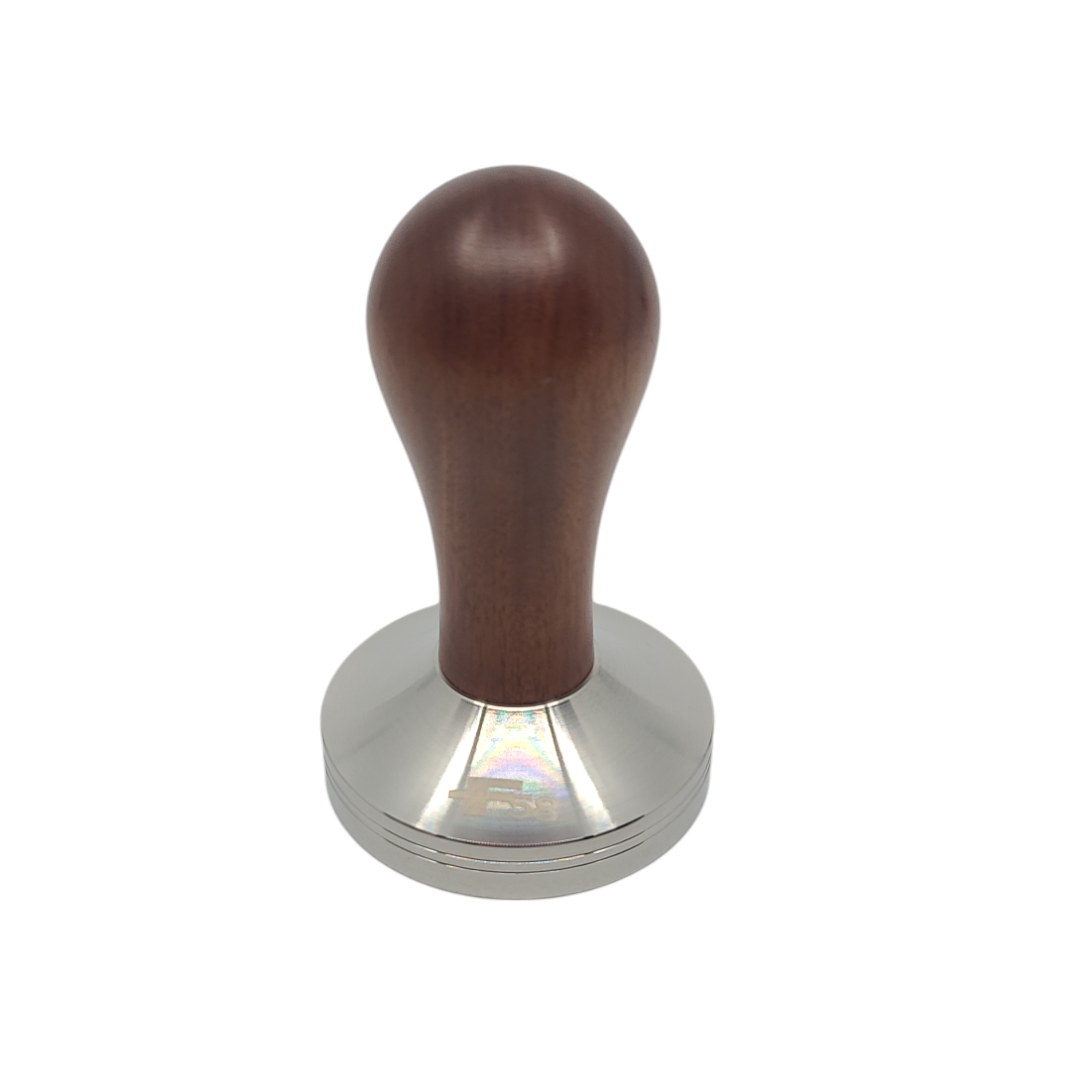 Embossed Tamper 58mm - Wood Handle