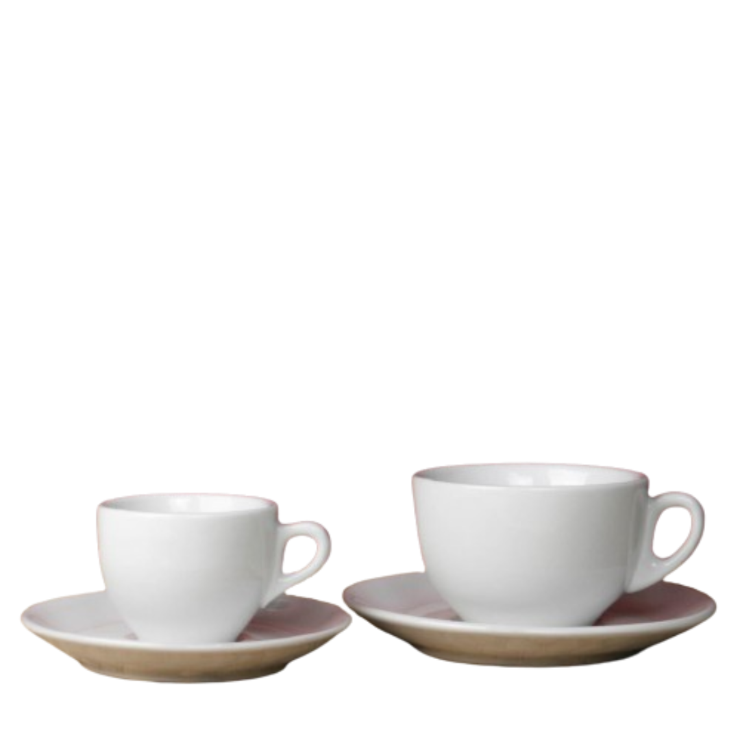 Perugia Line - White Porcelain Cups