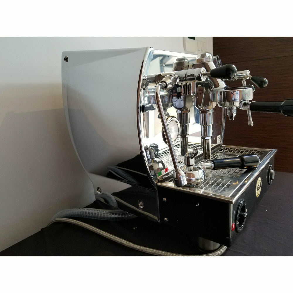 Euro-Milan Distributing La Nuova Era - Altea 1 group -Chrome - Espresso Machine - Made in Italy