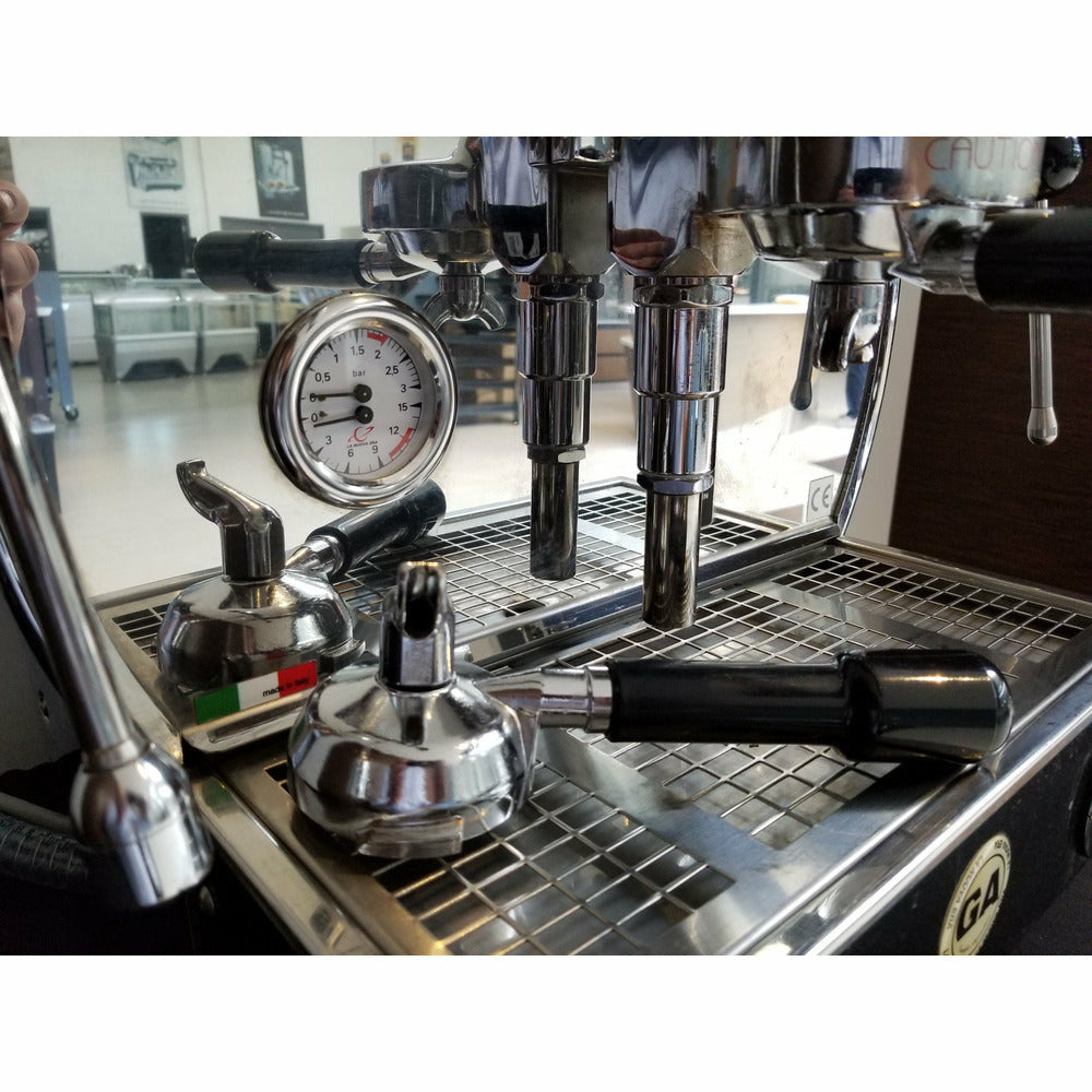 Euro-Milan Distributing La Nuova Era - Altea 1 group -Chrome - Espresso Machine - Made in Italy