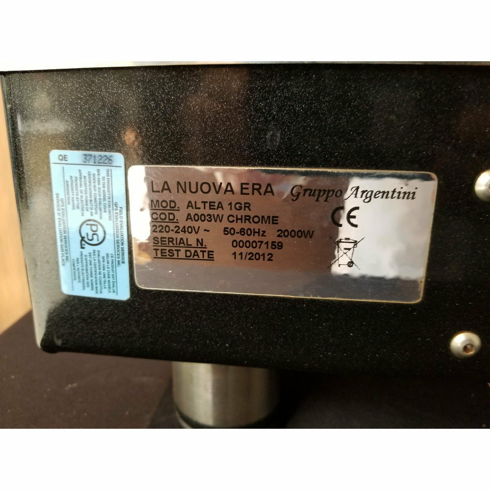 Euro-Milan Distributing La Nuova Era - Altea 1 group -Chrome - Espresso Machine - Made in Italy
