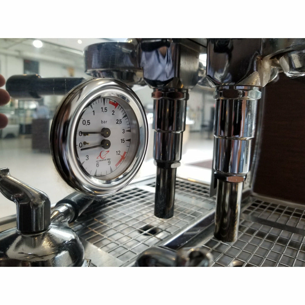 Euro-Milan Distributing La Nuova Era - Altea 1 group -Chrome - Espresso Machine - Made in Italy