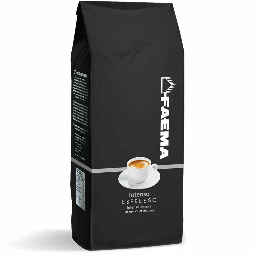 Faema Coffee 1 Kg/ 2.2 lbs Intenso Espresso Beans