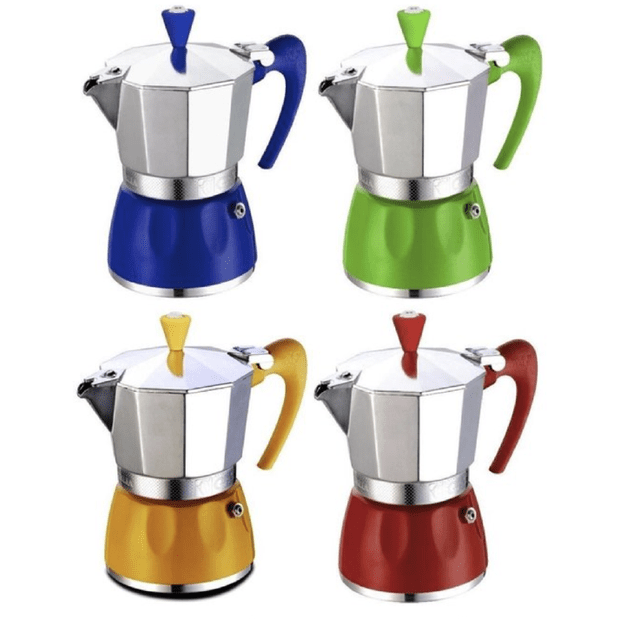 G.A.T. Moka Delizia 6-Cup Moka Pot - Blue