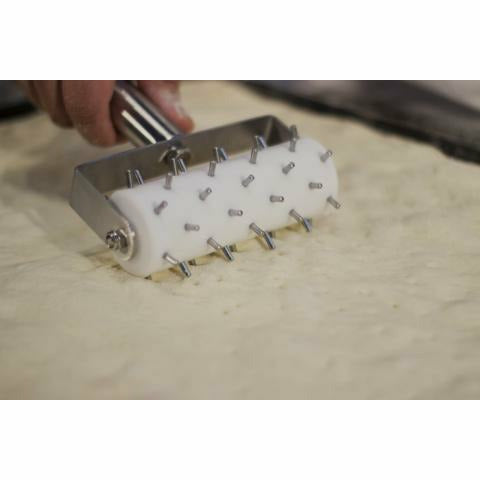 Gi Metal Pizza Tools GI Metal Roller Docker with Stainless Steel Handle and Pins