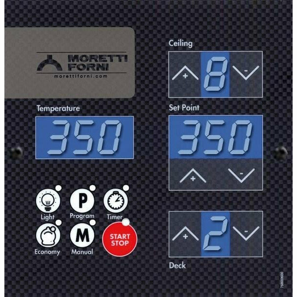 Moretti Forni Serie P P80E Electric Deck Oven