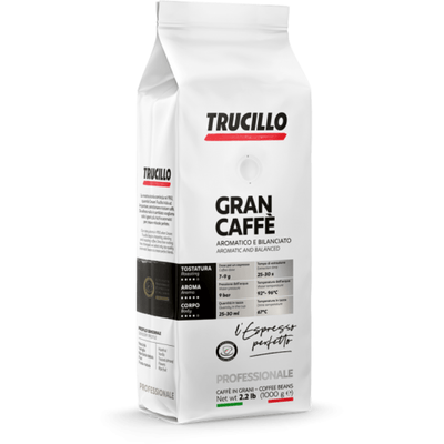Trucillo Coffee 1Kg/ 2.2 lbs Gran Caffe Espresso Beans