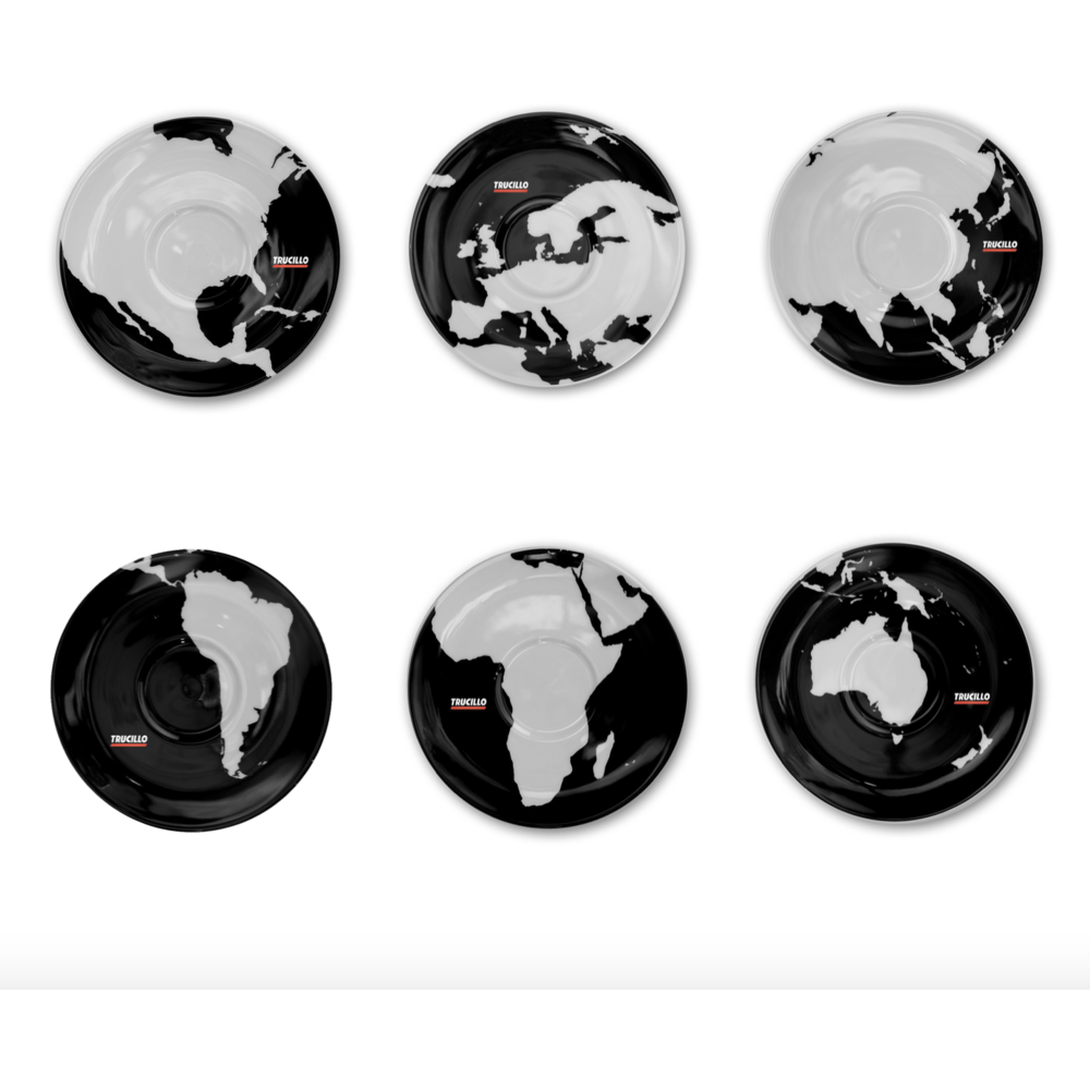 Trucillo Logo World Espresso Cups
