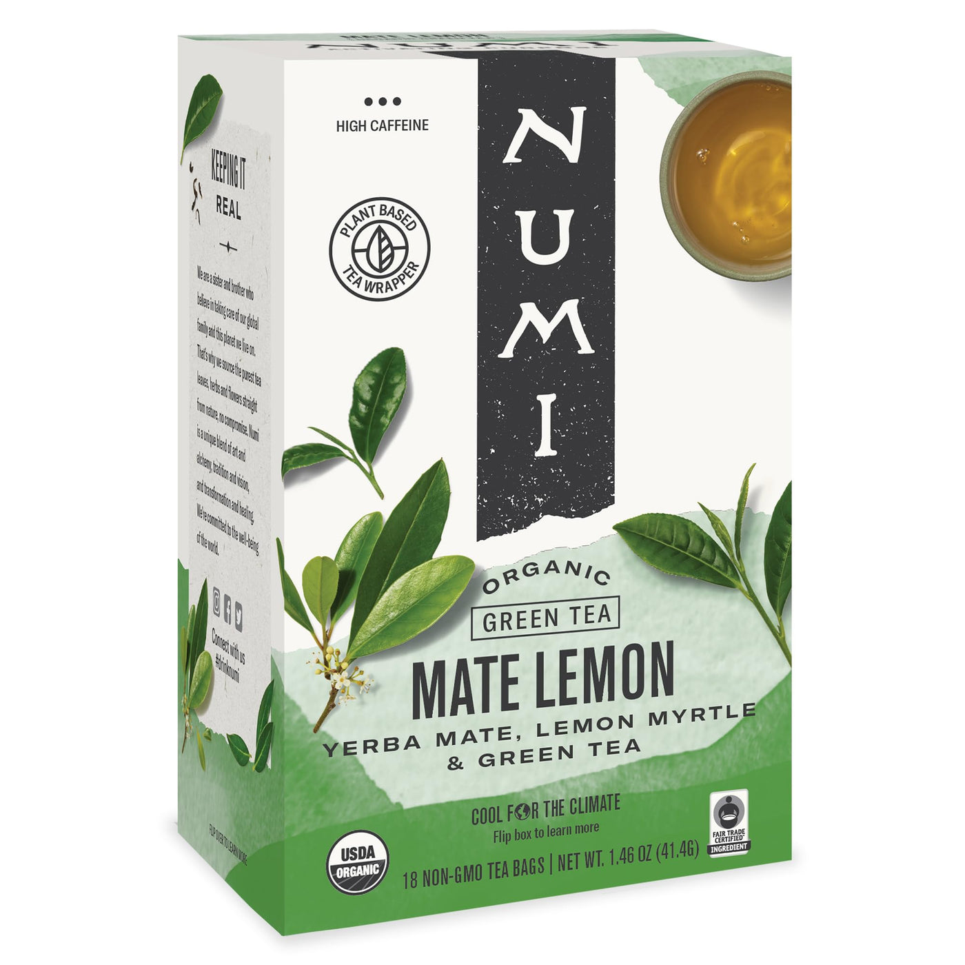 Organic Mate Lemon Tea