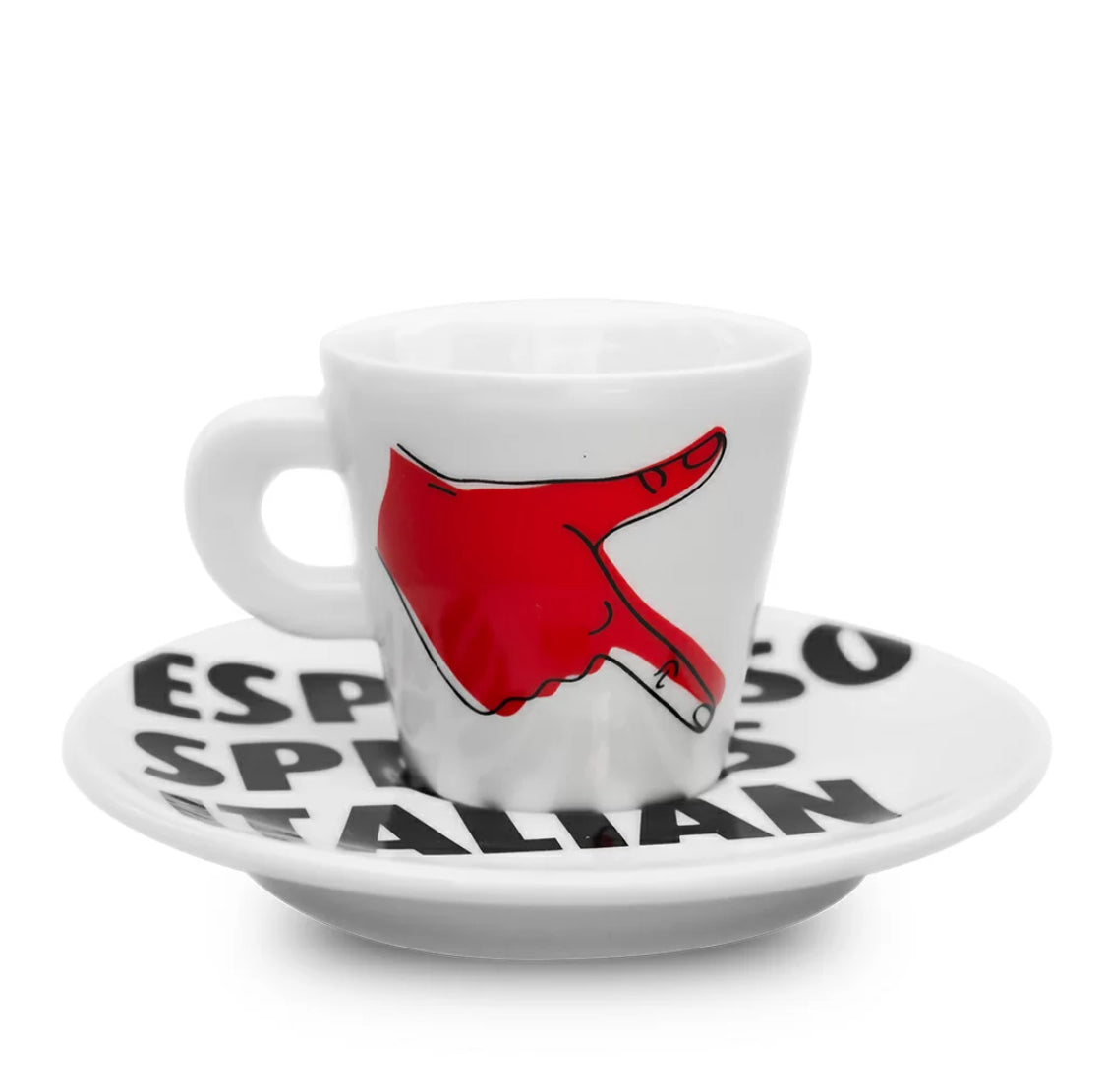 Espresso Speaks Italian Cups (Set of 6)