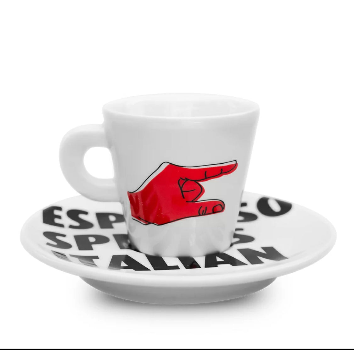 Espresso Speaks Italian Cups (Set of 6)