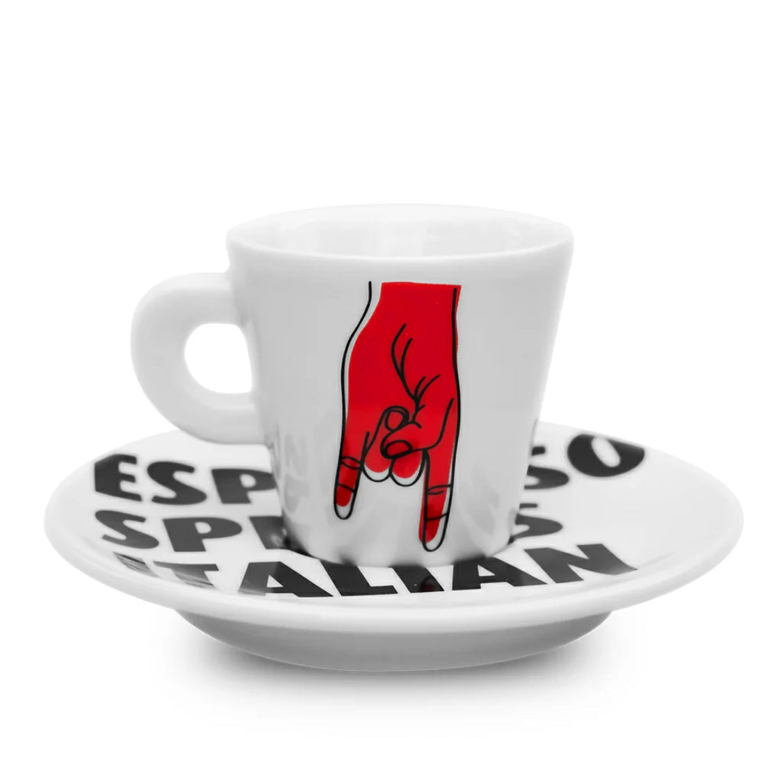 Espresso Speaks Italian Cups (Set of 6)