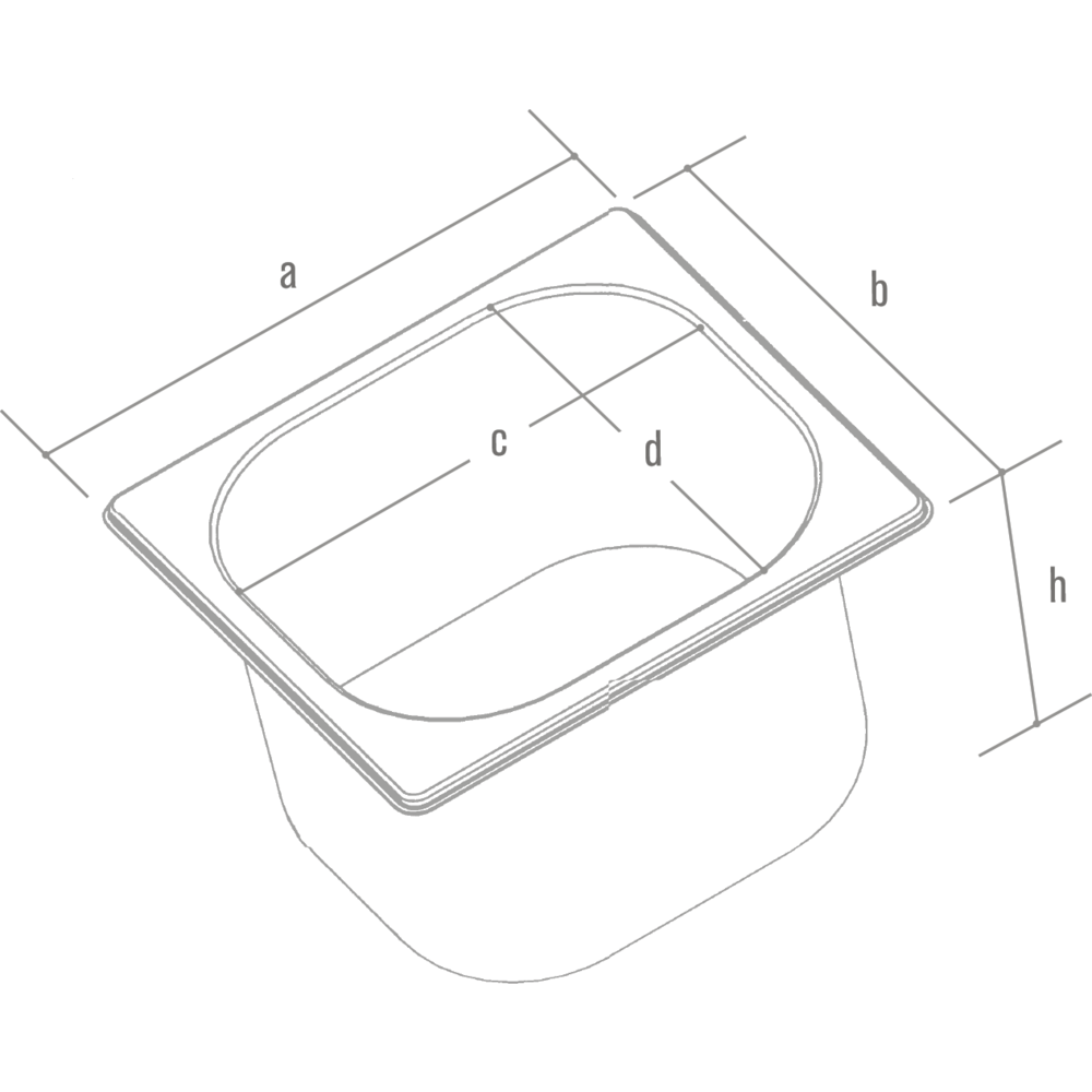 Euro-Milan Distributing Ronda - Ice-Cream Basins