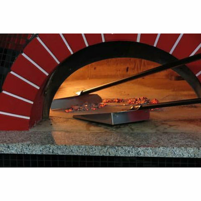 Gi Metal Pizza Tools GI Metal Stainless Steel Rake Retrieval of Oven Debris 59"