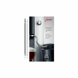 JURA HP3 Milk Pipe with Stainless Steel Casing