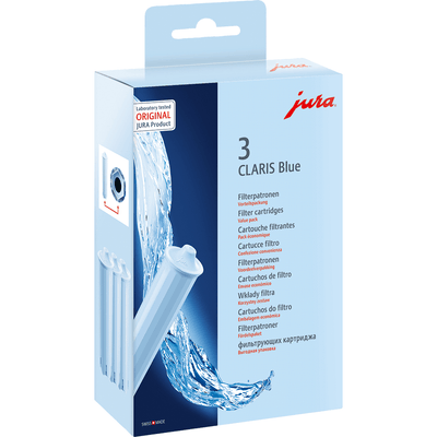 JURA Jura Water Filter SET OF 3 - VALUE PACK JURA Claris Filter Blue (2 Sizes)