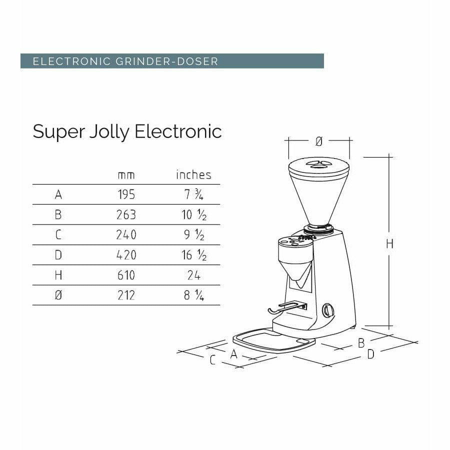 Mazzer Super Jolly Electronic On-Demand Grinder