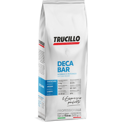 Trucillo Coffee 500g / 1.1 lbs Deca Bar Espresso Beans